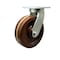 Service Caster 10'' Extra Heavy Duty High Temp Phenolic Wheel Swivel Top Plate Caster CRAN-SCC-KP92S1030-PHRHT - alternate 1
